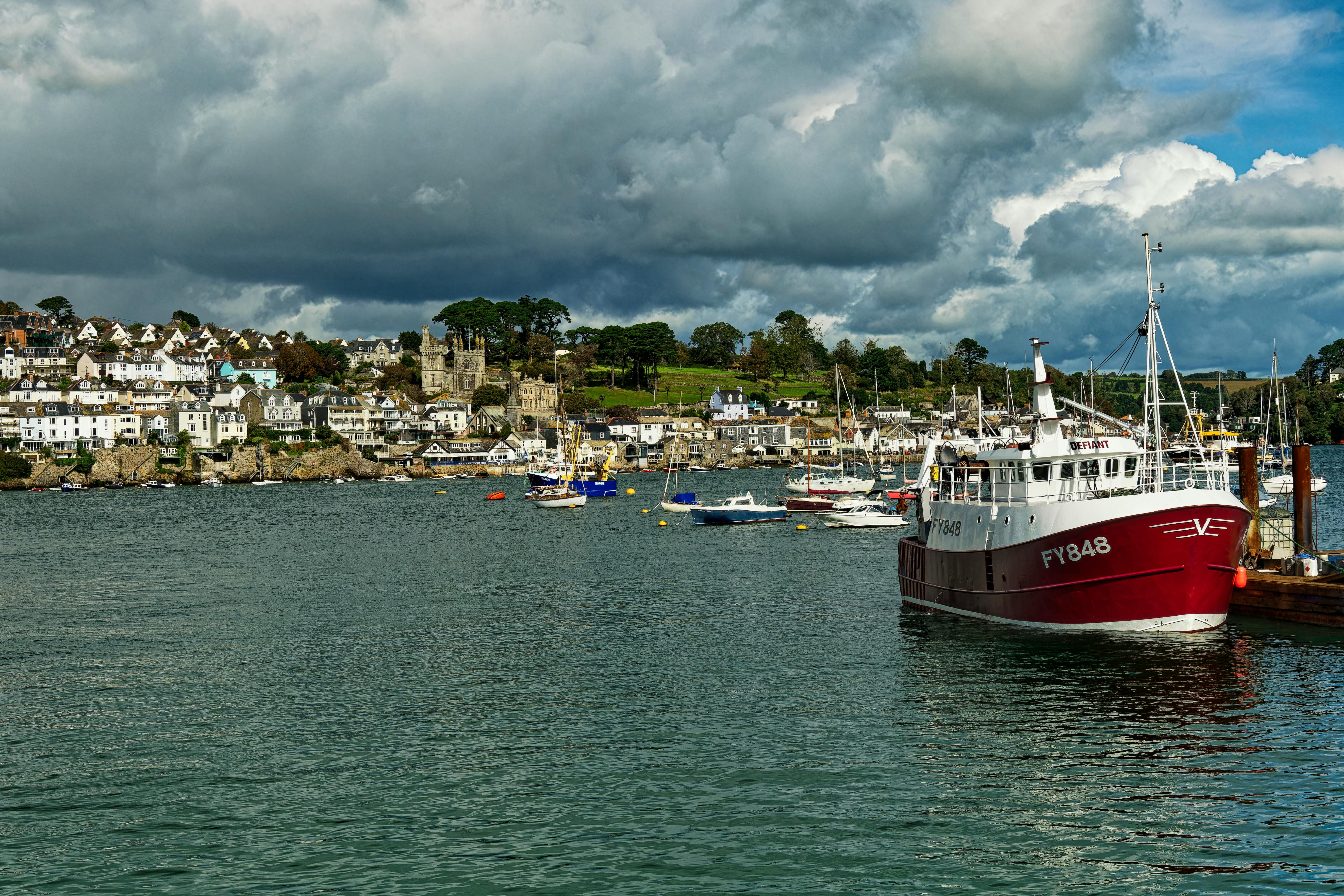 Calm Coastal Towns UK The Old Harbour in Fowey