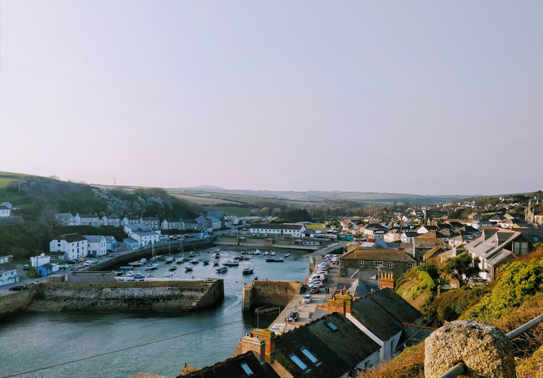 Porthleven Coastal Retreat coastal landscape with harbor and boats